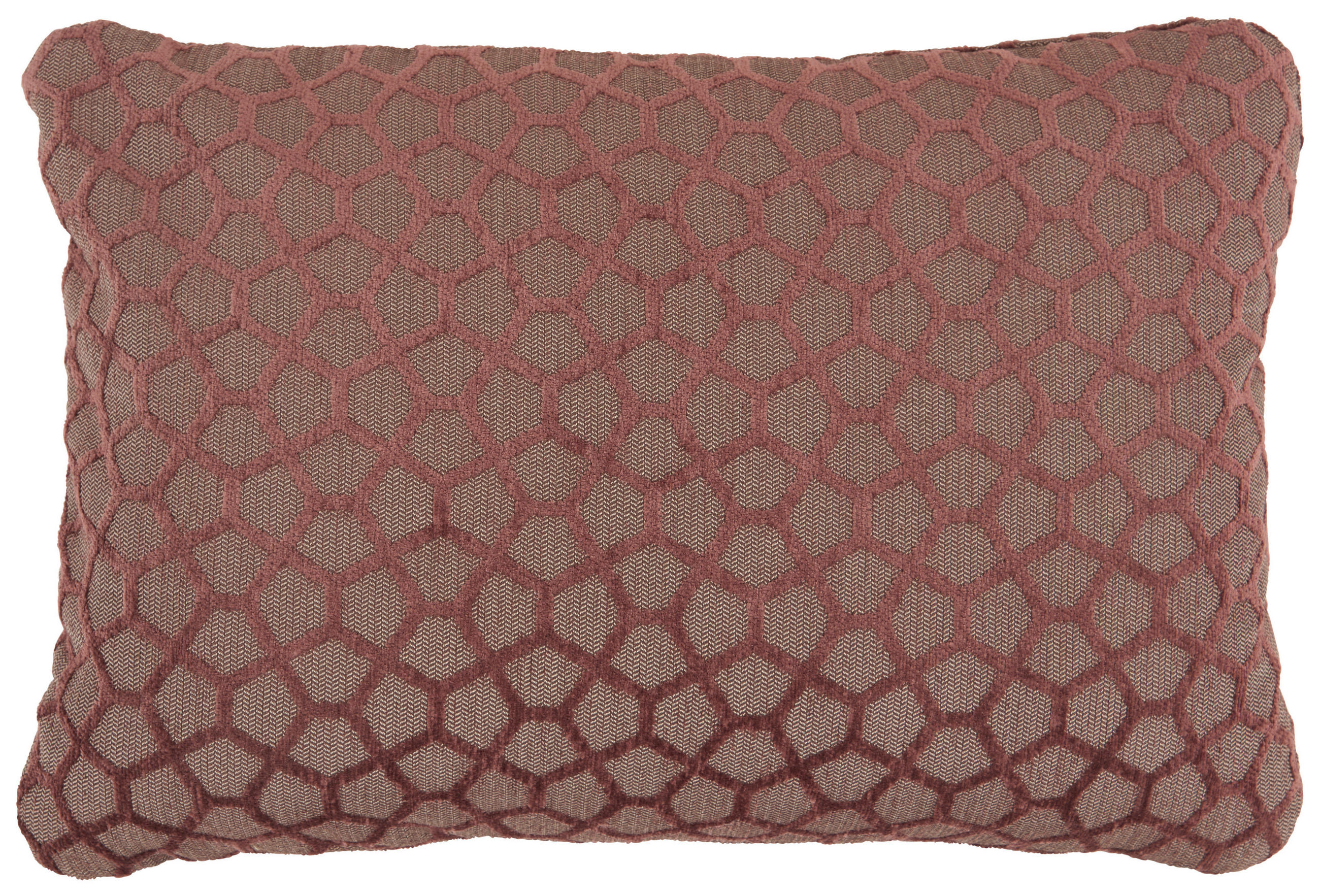 ZIERKISSEN  50/35 cm   - Aubergine, Design, Textil (50/35cm)