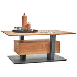 COUCHTISCH in Holz 110/70/45 cm  - Eichefarben/Anthrazit, Natur, Holz (110/70/45cm) - Valnatura
