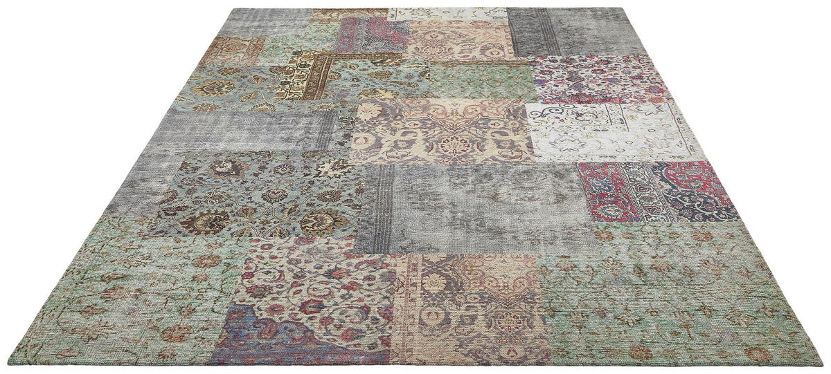 WEBTEPPICH 80/150 cm Multicolor, Grün  - Multicolor/Grün, Trend, Textil (80/150cm) - Novel