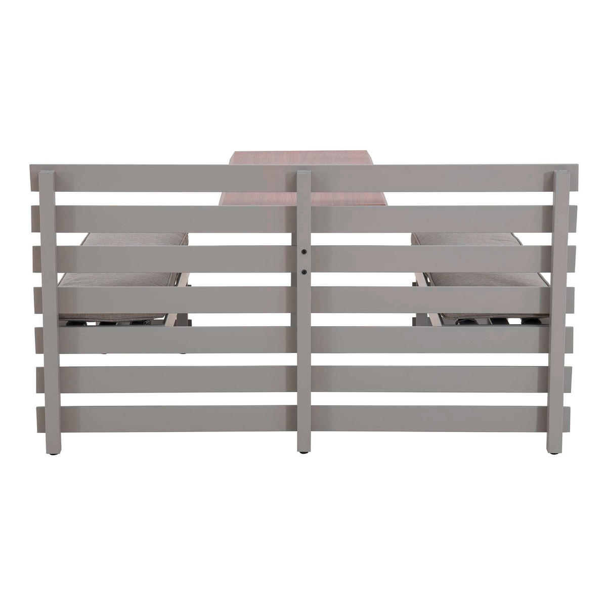 GARTENSET  - Hellbraun/Beige, Basics, Textil/Metall (126/86/157cm) - Modante
