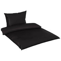 POVLEČENÍ, satén, černá, 140/220 cm - černá, Basics, textil (140/220cm) - Novel