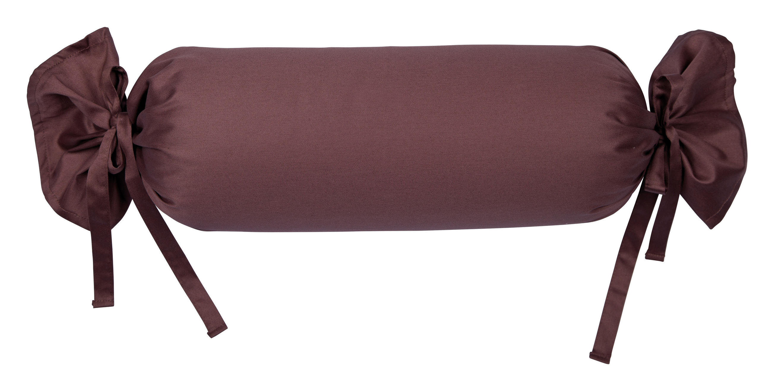 NACKENROLLENBEZUG Giacomo 15/40 cm  - Dunkelbraun, Basics, Textil (15/40cm) - Janine