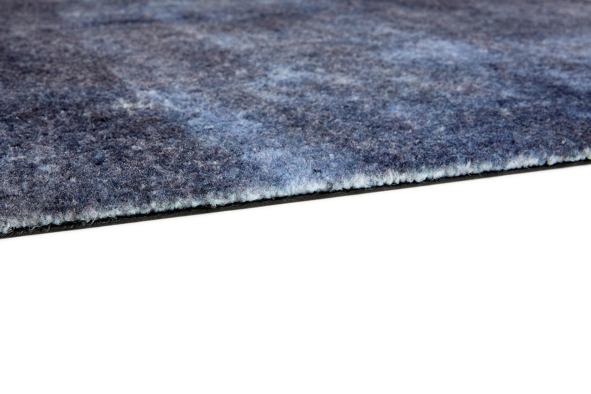 FUßMATTE 67/100 cm Orlando  - Graublau/Anthrazit, KONVENTIONELL, Textil (67/100cm) - Schöner Wohnen