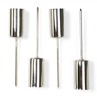 KERZENHALTER-SET - Silberfarben, Basics, Metall (2,0/11,0/2,0cm)