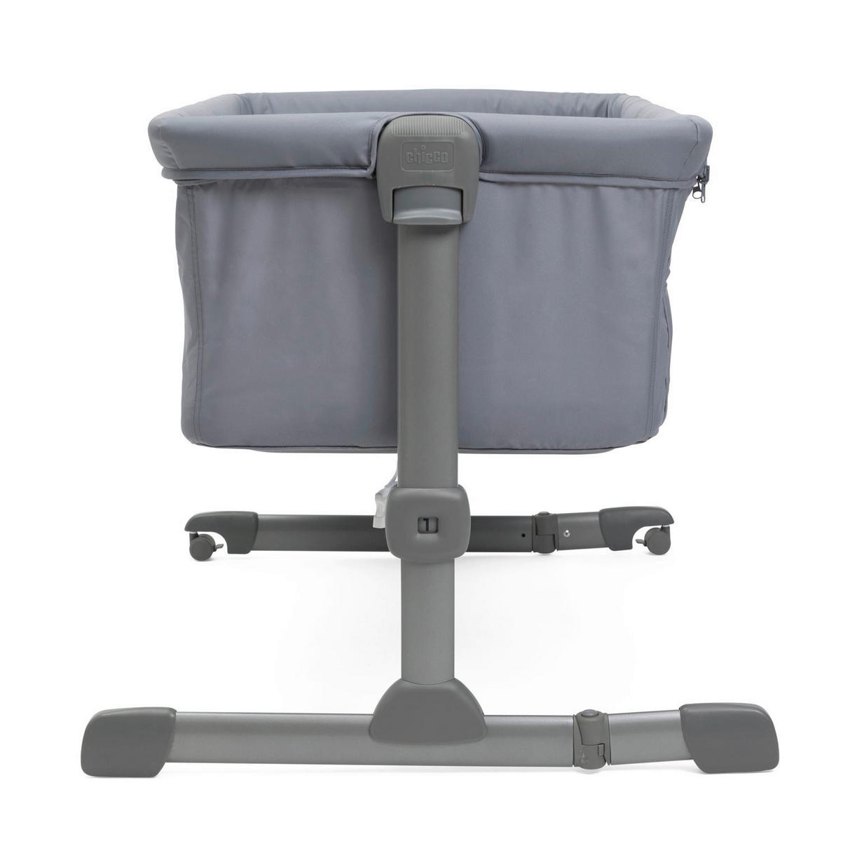BEISTELLBETT NEXT2ME ESSENTIAL  - Grau, Basics, Textil/Metall (98/65/80/70,5cm) - Chicco