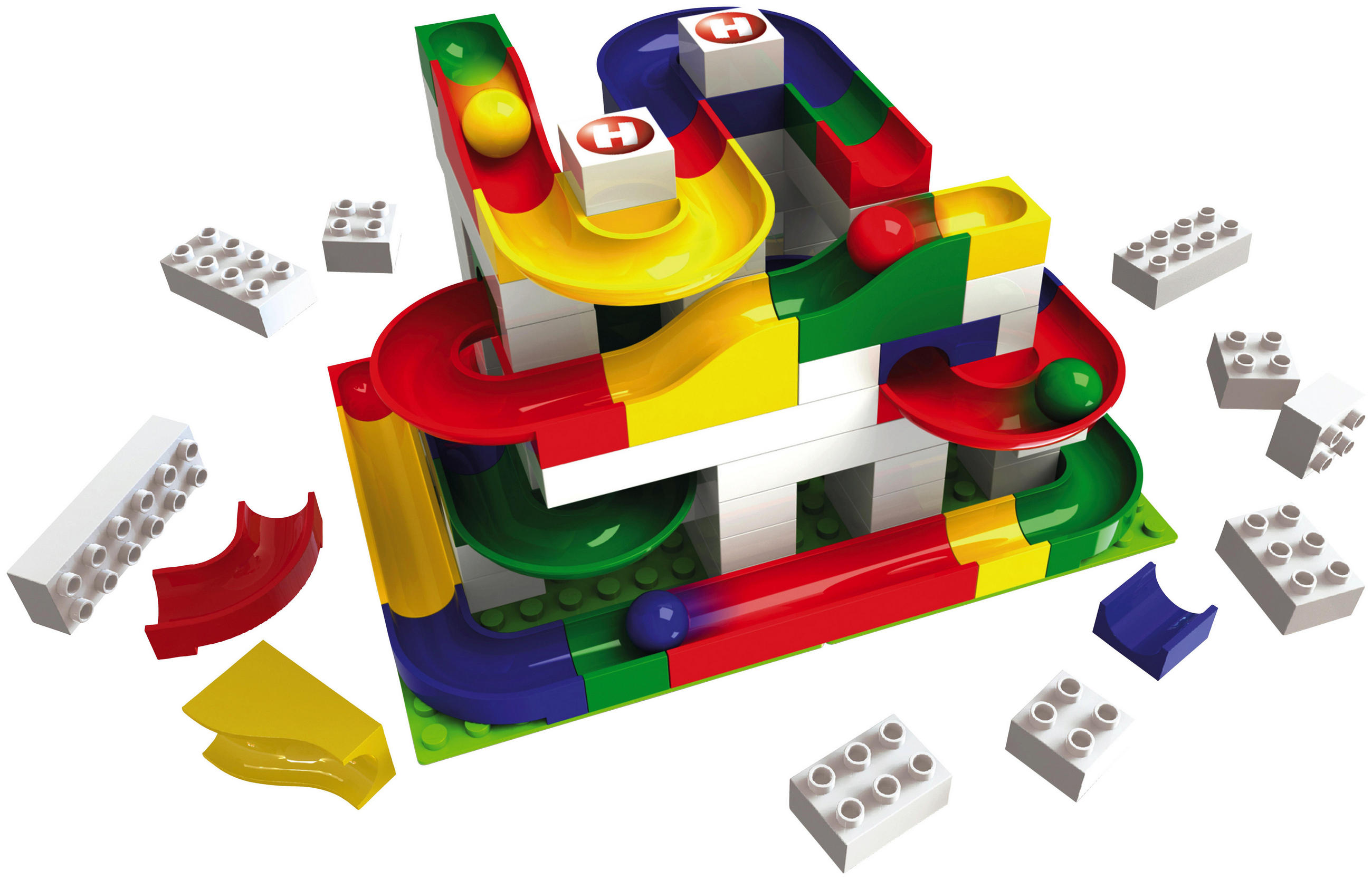 Kugelbahn Hubelino, 123 Tlg.