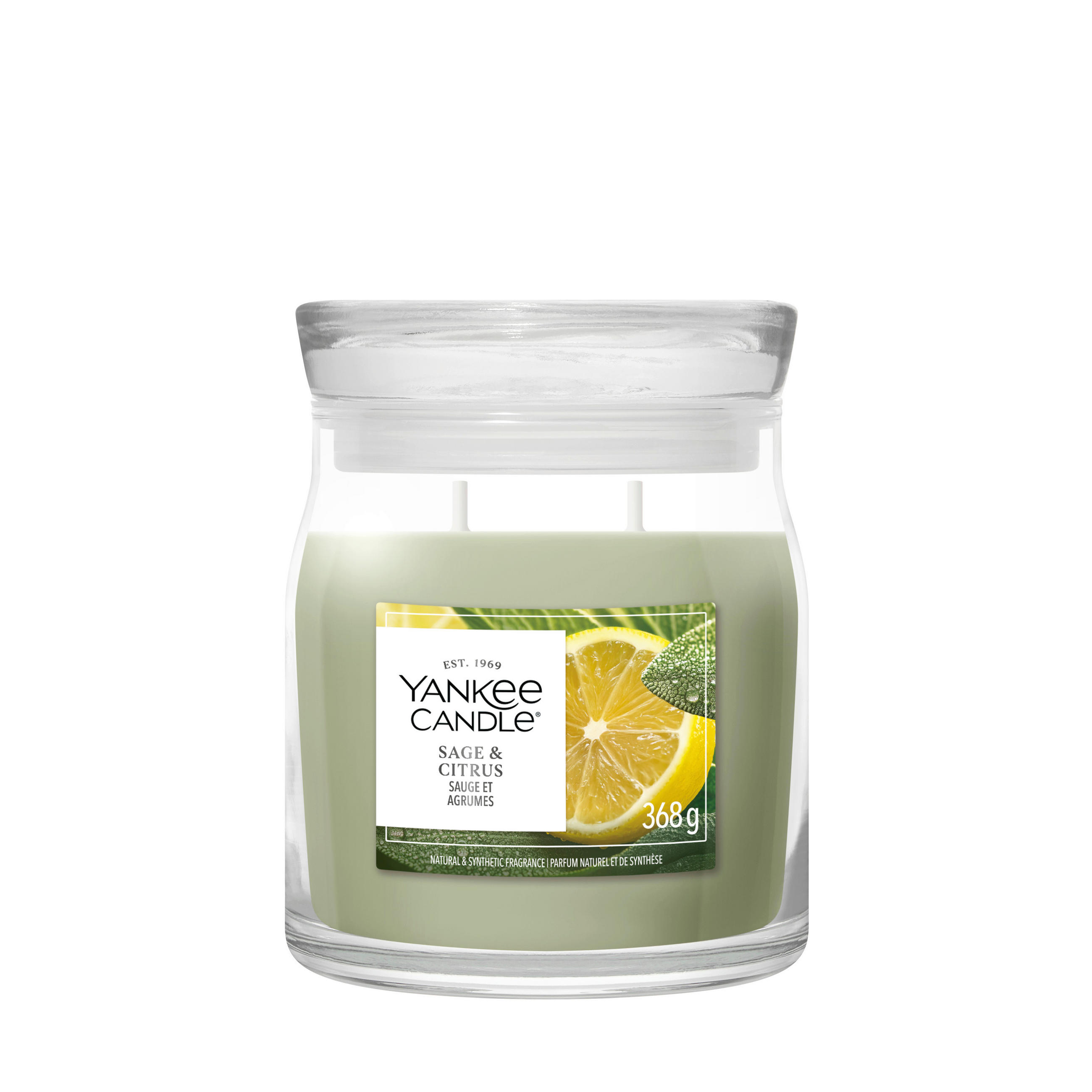 ILLATGYERTYA - világoszöld, Basics, paraffin (9.5/11.8/9.5cm) - Yankee Candle