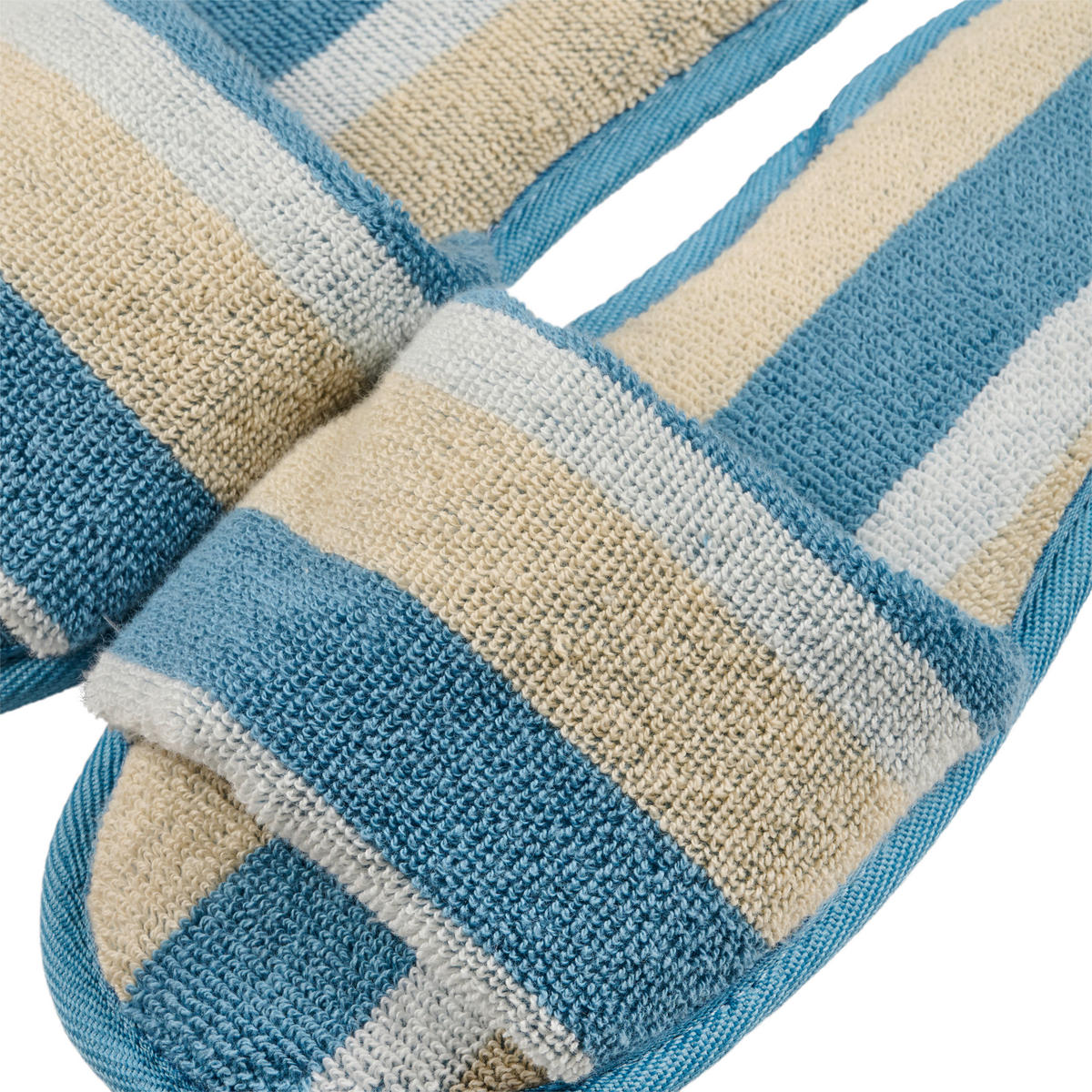 HAUSSCHUHE LEOPARD  - Blau, Design, Textil (38-40null) - Esposa