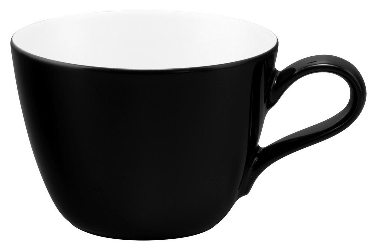 ESPRESSOTASSE Life Fashion glamorous black 90 ml  - Schwarz, Design, Keramik (0,09l) - Seltmann Weiden