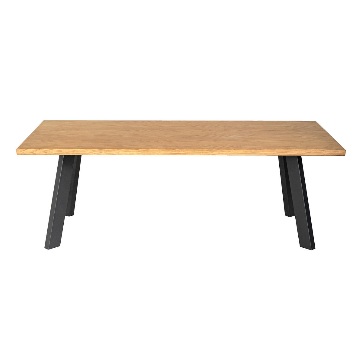 SOFFBORD i trä 130/65/45 cm  - svart/ekfärgad, Modern, metall/trä (130/65/45cm) - Niels Andersson