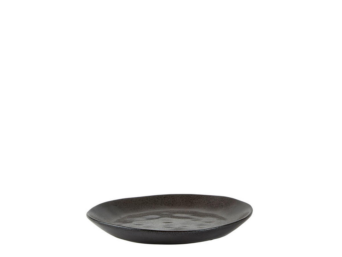 FRÜHSTÜCKSTELLER Dunkelgrau  - Dunkelgrau, Trend, Keramik (20/3cm) - Villa Collection