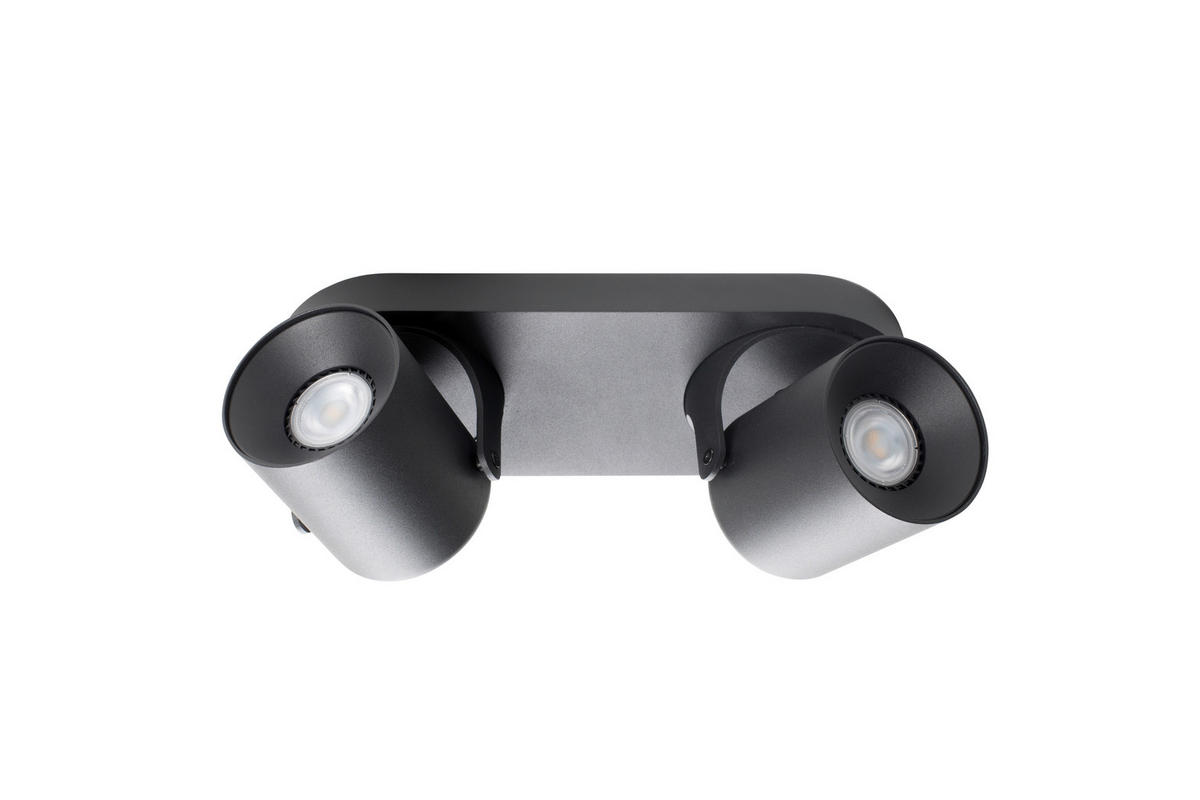 DECKENLEUCHTE 12/17/31 cm   - Schwarz, Basics, Metall (12/17/31cm) - Zuiver