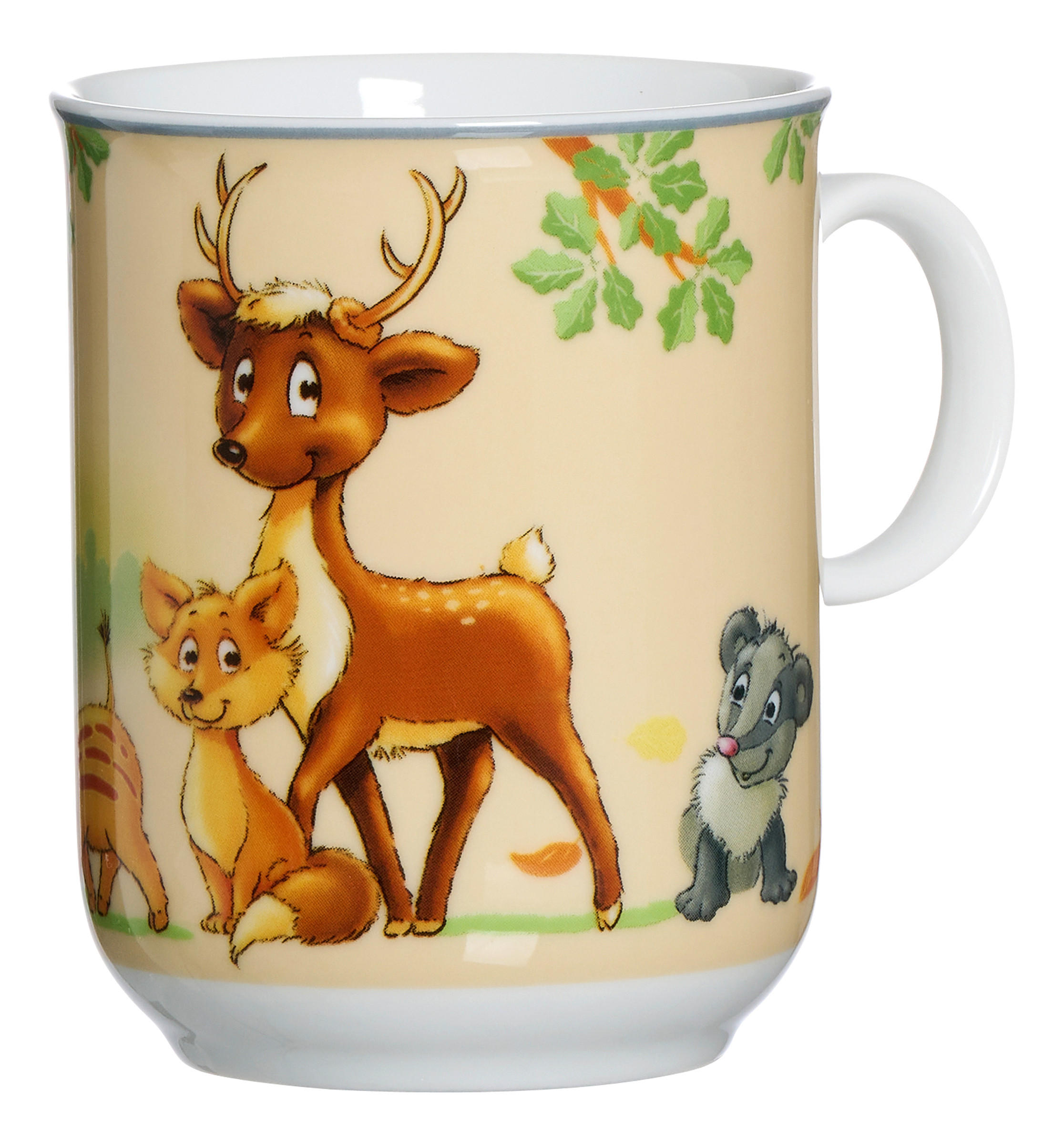 KINDERBECHER Waldtiere  - Multicolor, KONVENTIONELL, Keramik (11/8/9cm) - Ritzenhoff Breker