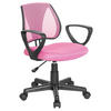 JUGENDDREHSTUHL Pink  - Pink/Schwarz, Basics, Kunststoff (58/75-92/45cm) - MID.YOU
