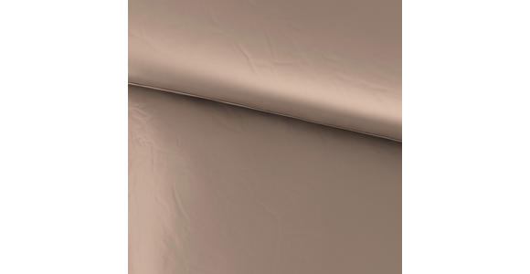 BETTWÄSCHE TANJA Satin 140/200 cm - Taupe, Basics, Textil (140/200cm) - Novel