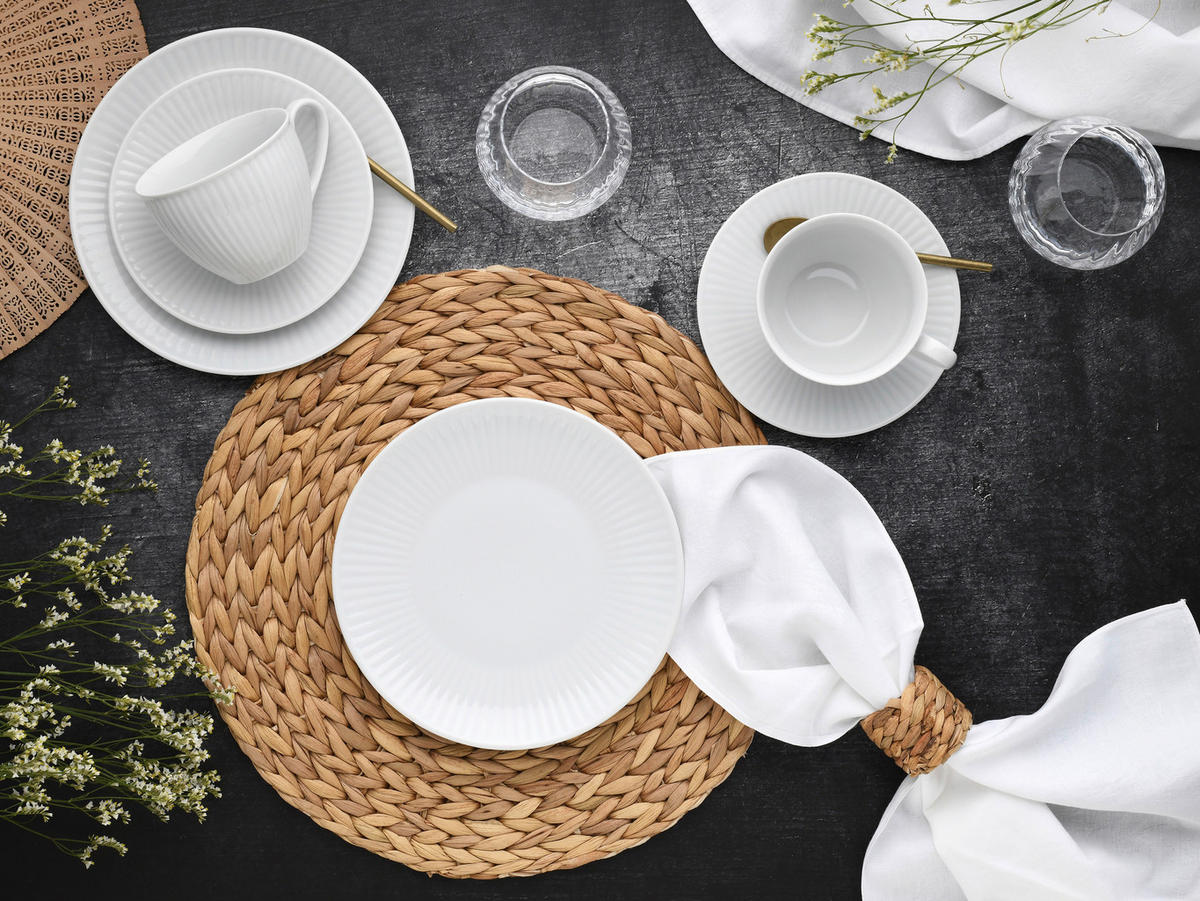 KÁVOVÁ SOUPRAVA, porcelán - bílá, Design, keramika - Creatable
