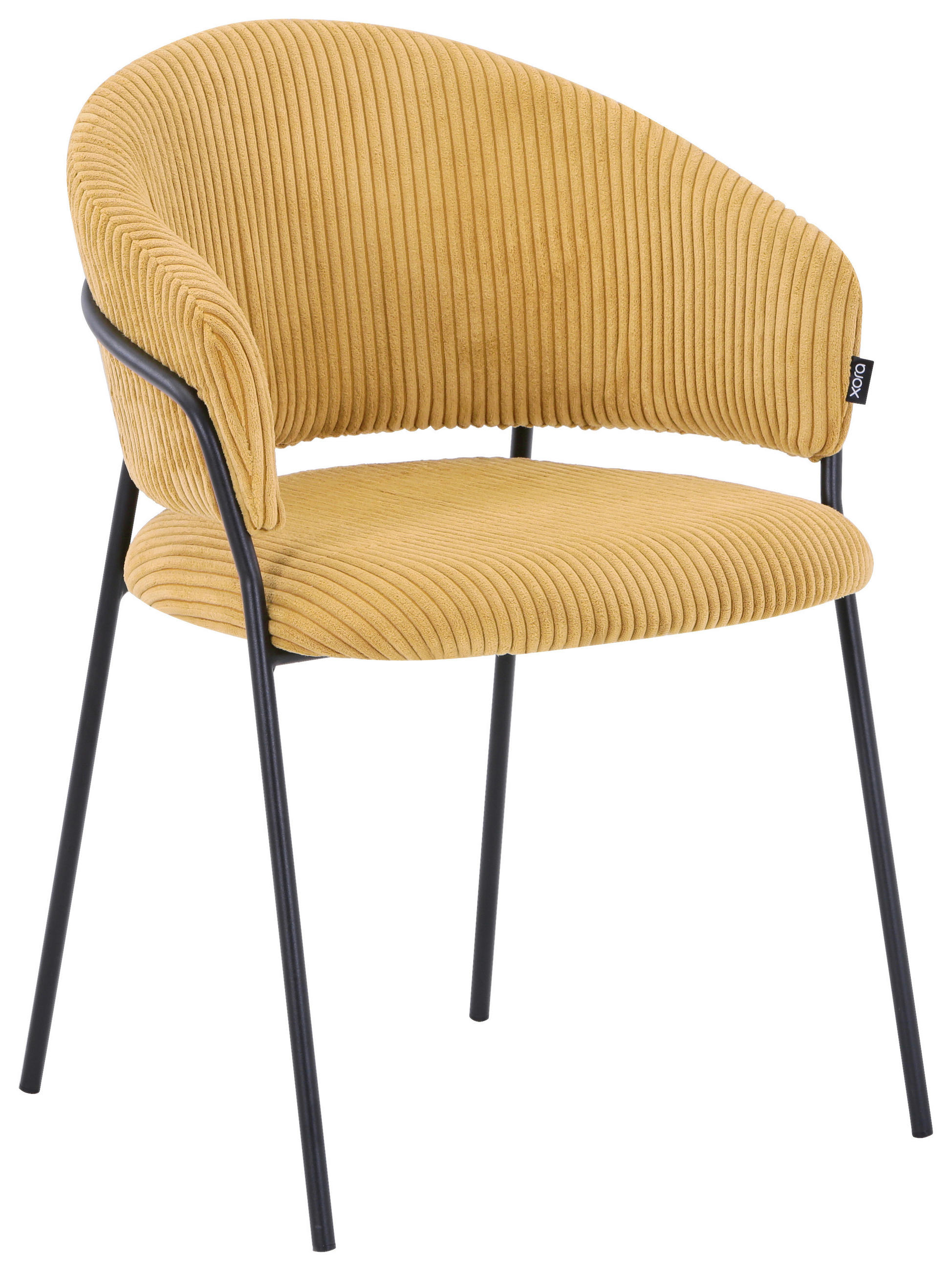 ŽIDLE, žlutá, černá - černá/žlutá, kov/textil (57/80/55cm) - Hom`in
