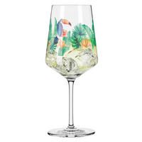 SPRITZERGLAS 544 ml  - Blau/Orange, LIFESTYLE, Glas (8,3/22,5/8,3cm) - Ritzenhoff