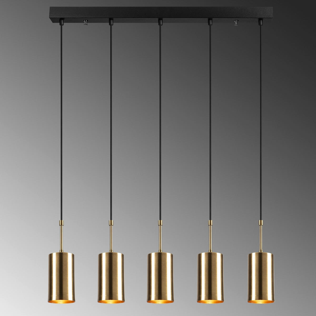 STROPNÍ SVÍTIDLO, 120/79/9 cm - barvy zlata, Trend, kov (120/79/9cm) - P & B