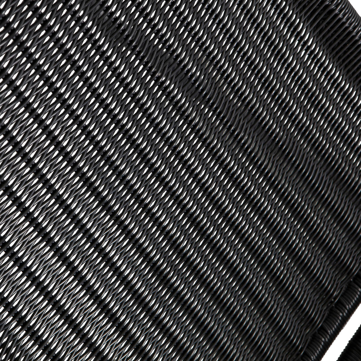 SCHAUKELSTUHL in beschichtet Schwarz  - Schwarz, Design, Textil/Metall (51/97/95cm) - Livetastic