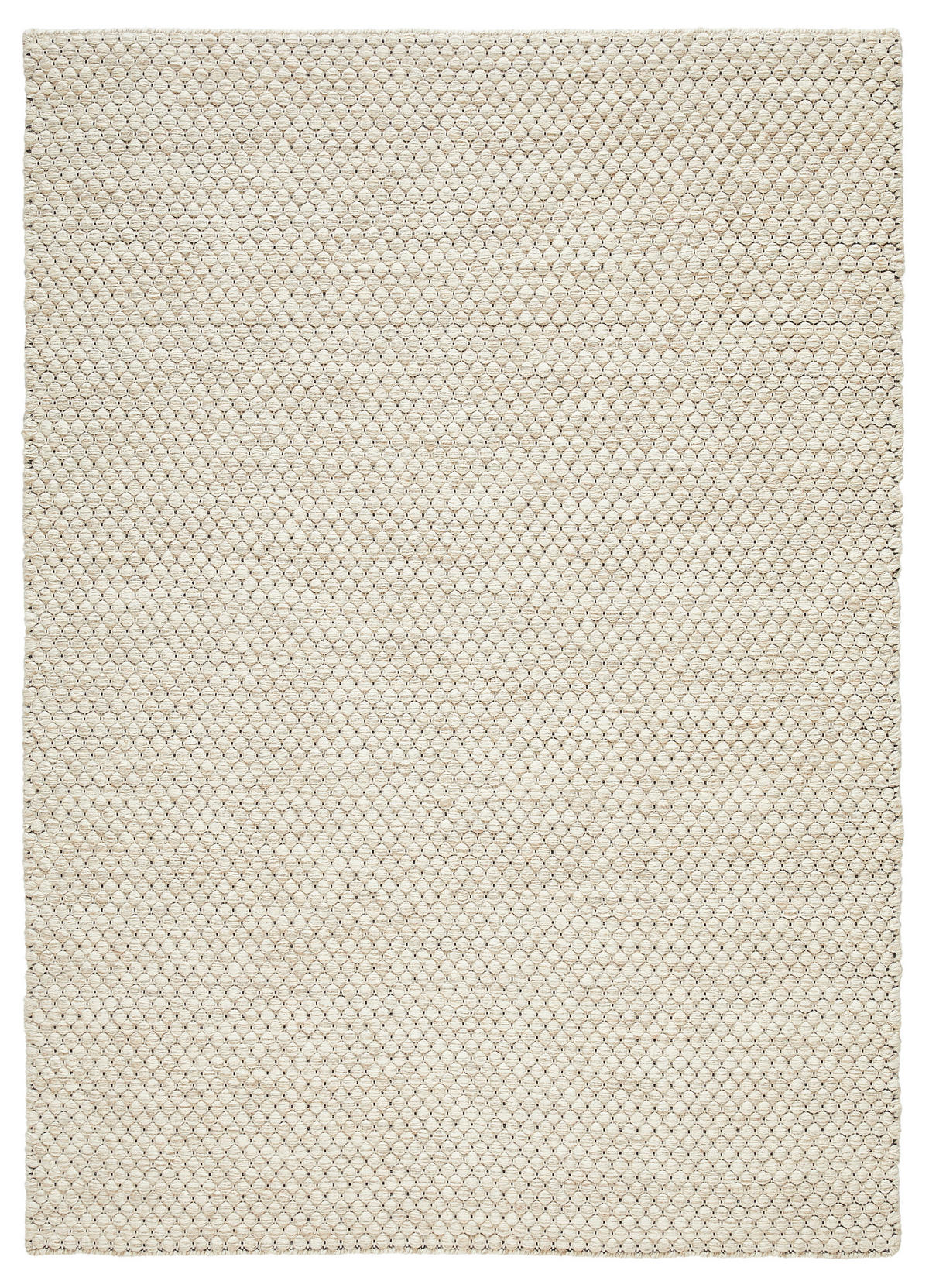 HANDWEBTEPPICH 80/150 cm Happy Weiß  - Weiß, KONVENTIONELL, Textil (80/150cm) - Boxxx