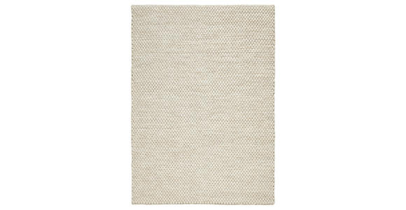 HANDWEBTEPPICH 80/150 cm Happy Weiß  - Weiß, KONVENTIONELL, Textil (80/150cm) - Boxxx