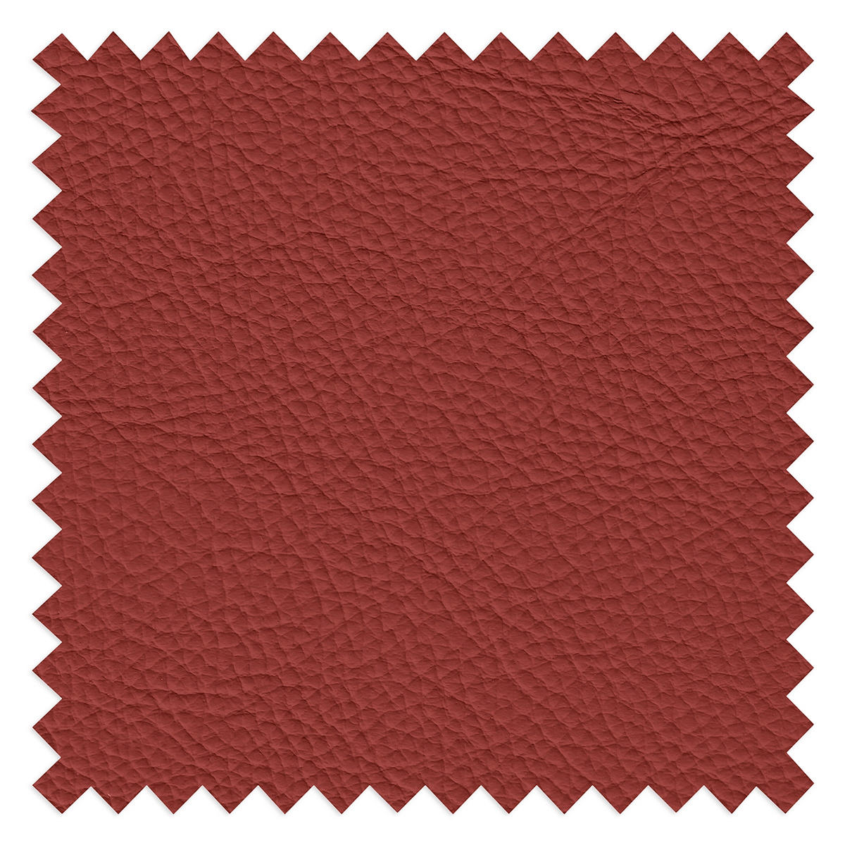 ECKSOFA DALLAS in Echtleder Rot  228/283 cm  - Rot/Schwarz, Design, Leder/Metall (228/283cm) - Livetastic