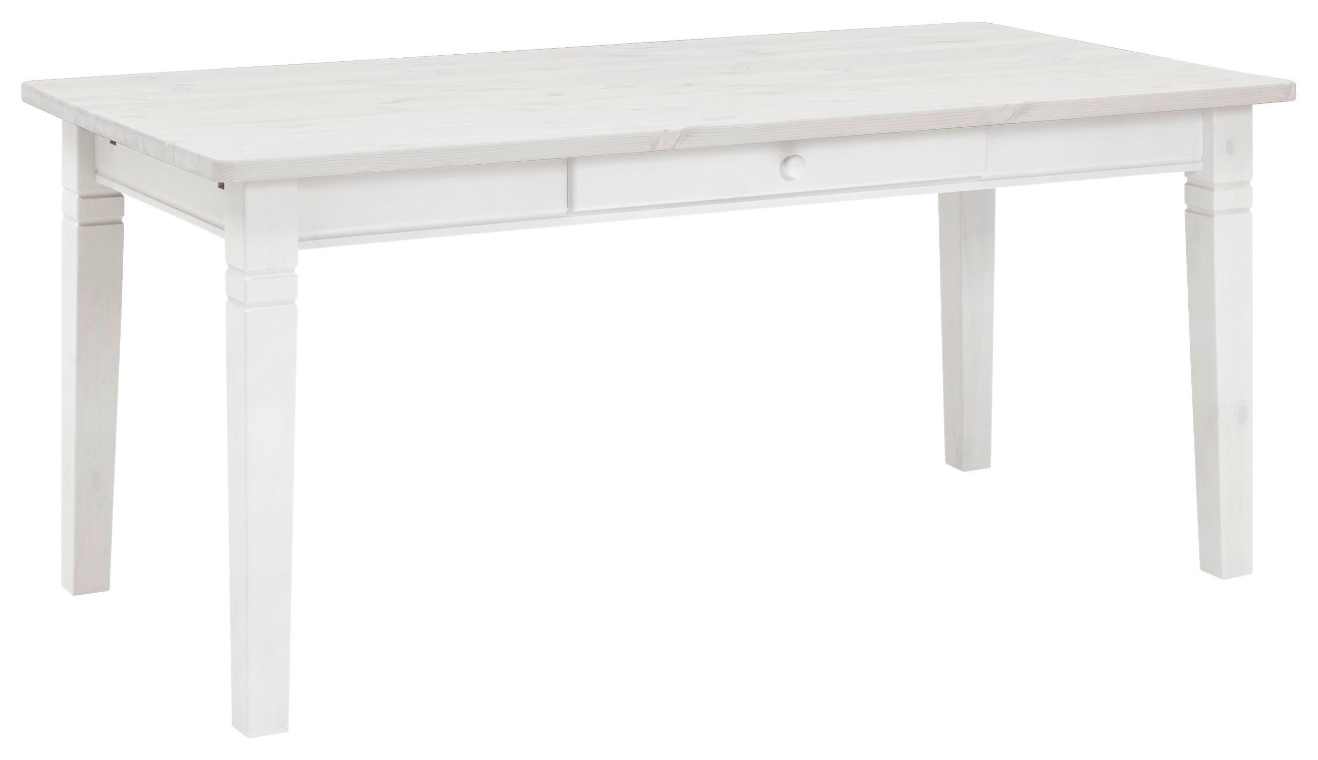 ESSTISCH in Holz 180/90/78 cm  - Weiß, ROMANTIK / LANDHAUS, Holz (180/90/78cm) - Boxxx