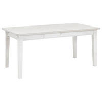 ESSTISCH in Holz 180/90/78 cm  - Weiß, ROMANTIK / LANDHAUS, Holz (180/90/78cm) - Boxxx