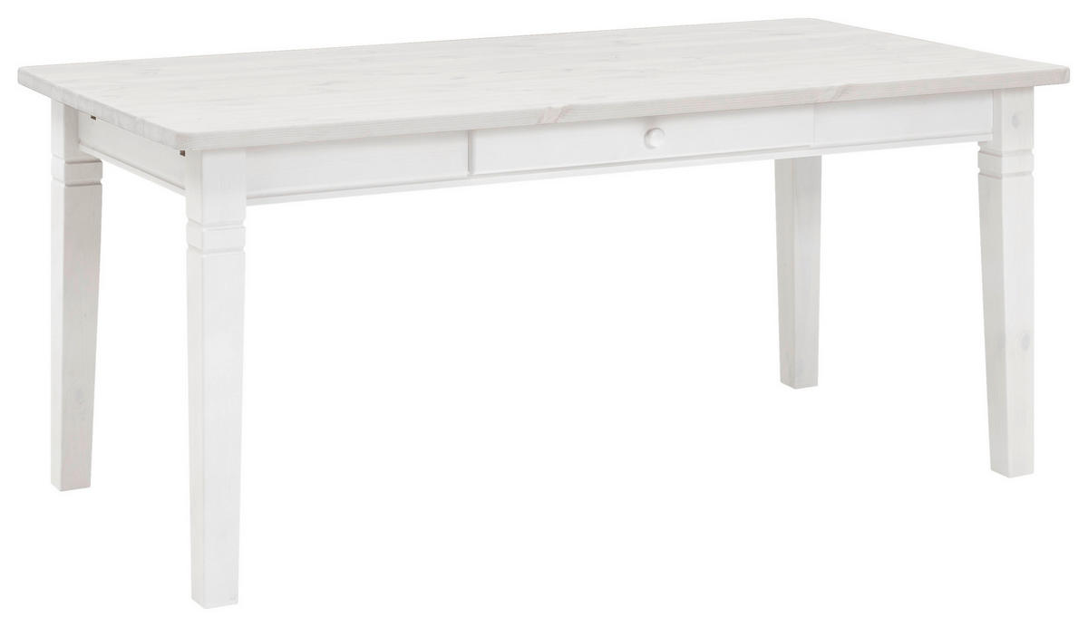 ESSTISCH in Holz 180/90/78 cm  - Weiß, ROMANTIK / LANDHAUS, Holz (180/90/78cm) - Boxxx