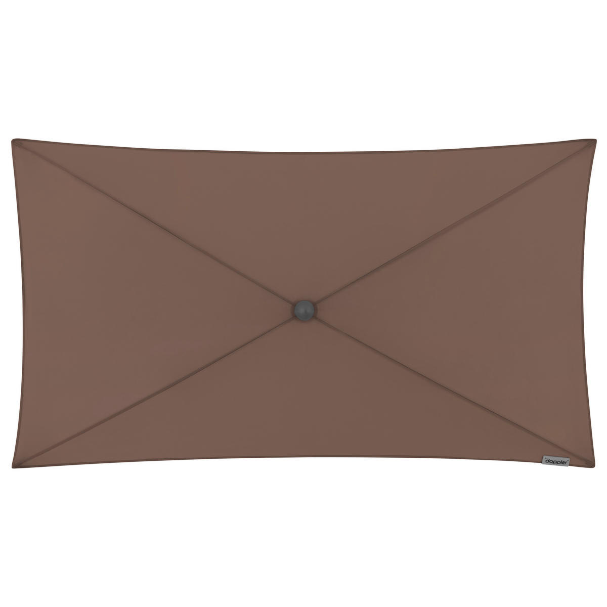 SONNENSCHIRM 225x120 cm Greige  - Greige/Silberfarben, KONVENTIONELL, Textil/Metall (225/120cm) - Doppler
