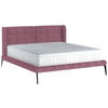 POLSTERBETT 180/200 cm  in Altrosa  - Altrosa/Schwarz, Modern, Textil/Metall (180/200cm) - Livetastic