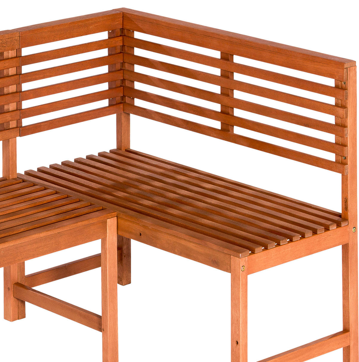 GARTENECKBANK Eukalyptusholz   - Naturfarben, KONVENTIONELL, Holz (142/100cm) - Gardenson