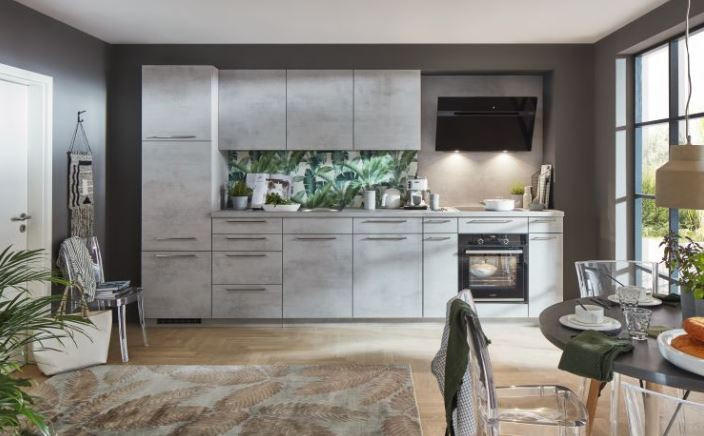 BEÉPÍTHETŐ KONYHA - fehér, Design, faalapú anyag - Celina