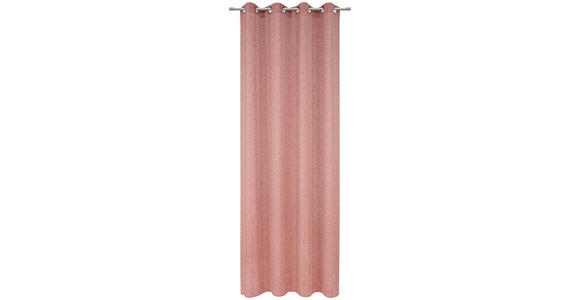 ÖSENVORHANG halbtransparent  - Kupferfarben, Design, Textil (140/245cm) - Esposa