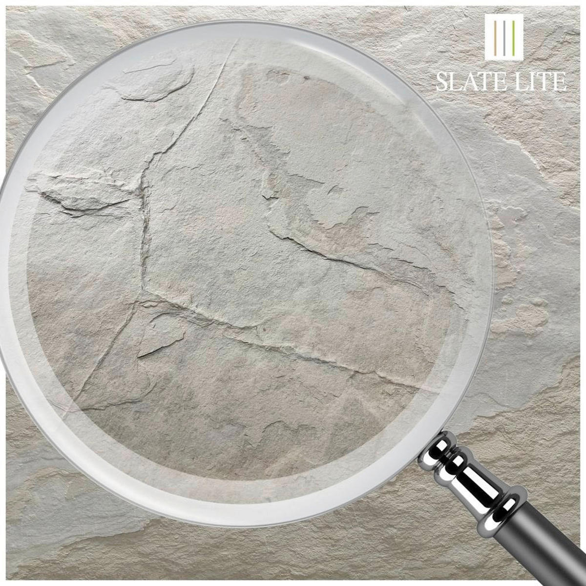 WANDPANEEL Grau, Sandfarben, Beige, Greige  - Sandfarben/Greige, Basics, Kunststoff/Stein (122/61cm)