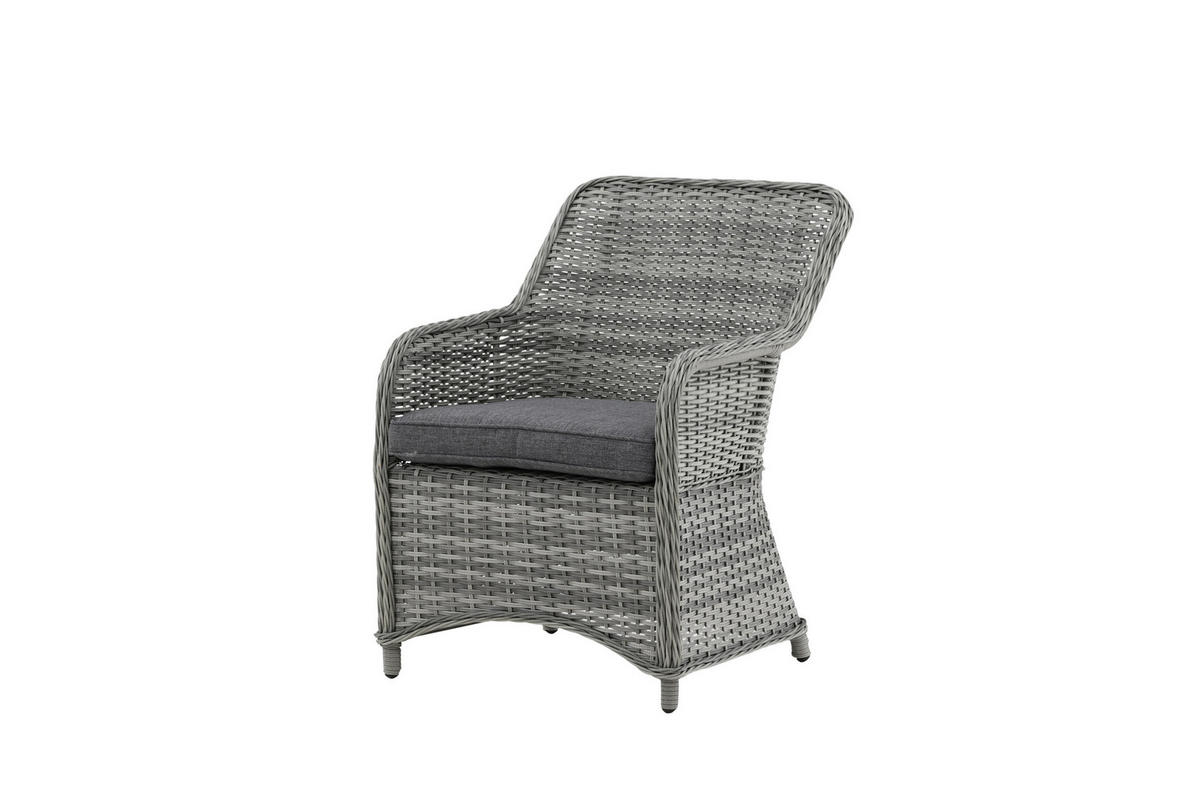 UTESTOLAR SET i metall, textil grå  - grå, Klassisk, metall/textil (65/92/75cm) - Gardenson