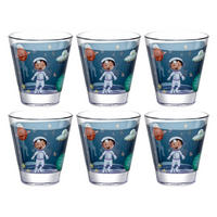 KINDER-GLÄSERSET 6-teilig  - Trend, Glas (8,5/9/8,5cm) - Leonardo