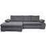 WOHNLANDSCHAFT in Textil Grau - Chromfarben/Grau, Design, Kunststoff/Textil (173/294cm) - Carryhome WOHNLANDSCHAFT in Textil Grau - Chromfarben/Grau, Design, Kunststoff/Textil (173/294cm) - Carryhome