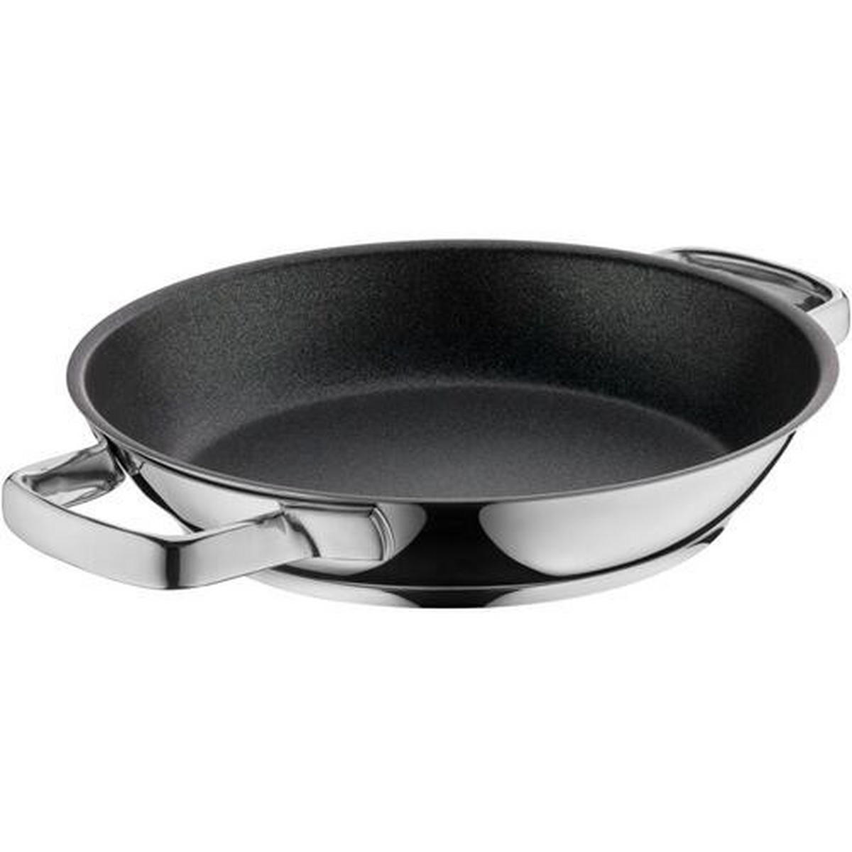 SERVIERPFANNE 24 cm  - Silberfarben/Schwarz, Basics, Metall (24cm) - WMF
