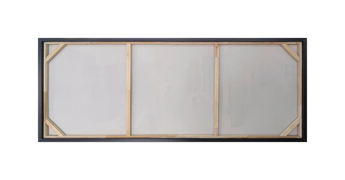 SLIKA     180/70 cm       - zelena/srebrna, Prirodno, drvo/tekstil (180/70cm) - Monee