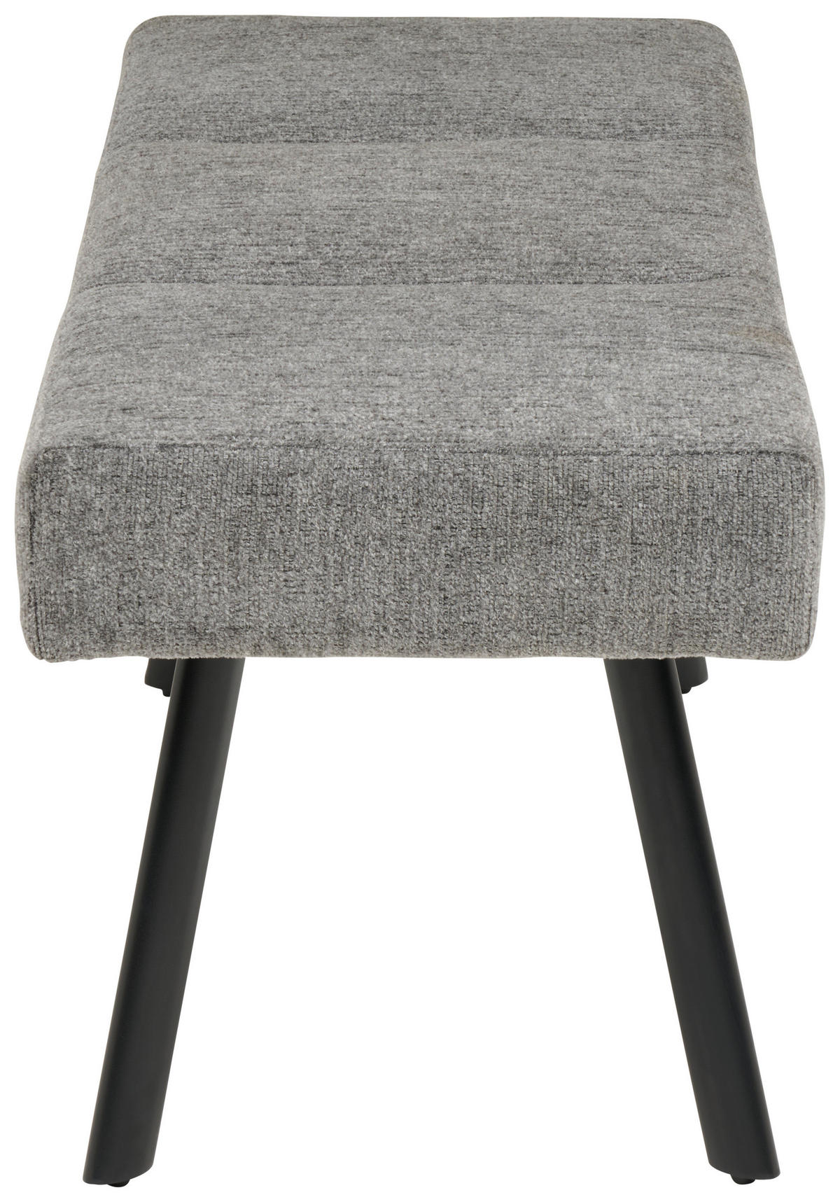 SITZBANK Metall, Textil Anthrazit  - Anthrazit/Schwarz, Konventionell, Textil/Metall (140/49/47cm) - MID.YOU