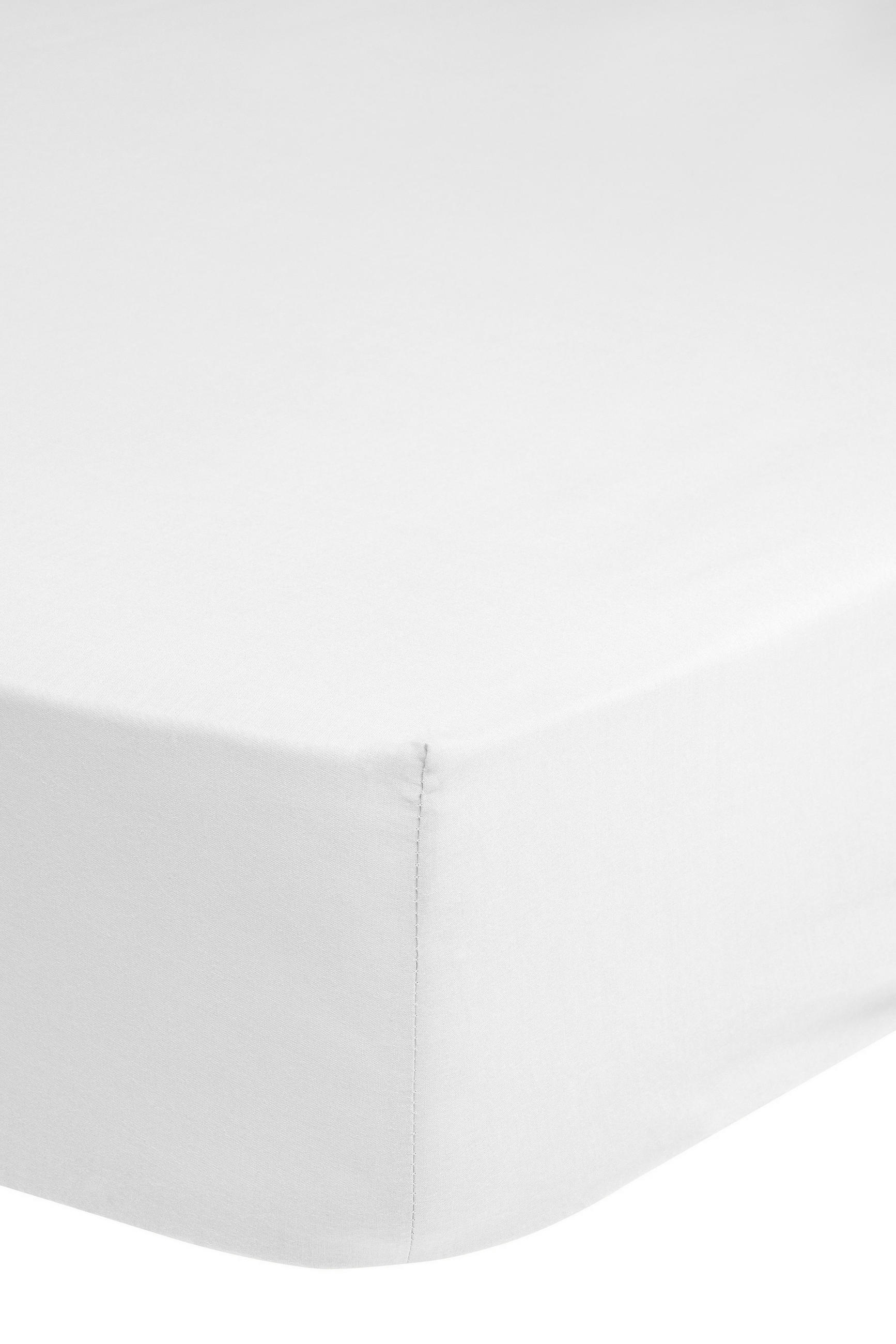 SPANNLEINTUCH 180/220 cm Jersey  - Weiß, Basics, Textil (180/220cm)