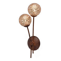 WANDLEUCHTE   - Rostfarben, LIFESTYLE, Metall (44/19/5cm)