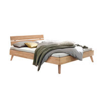 BETT 200/200 cm  Eiche Bianco   - Eiche Bianco/Eichefarben, Design, Holz (200/200cm) - Hasena