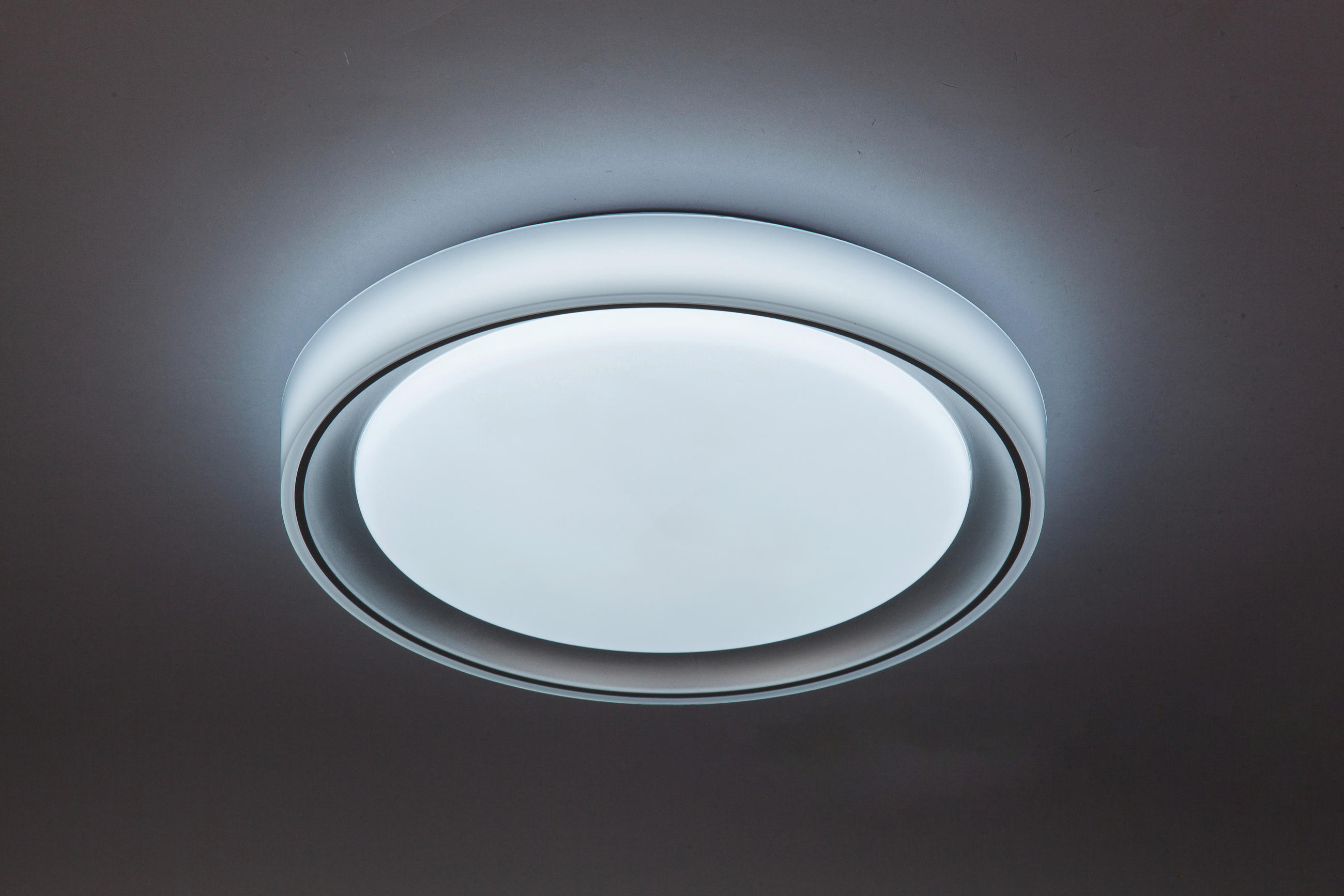 LED-DECKENLEUCHTE 40/7,53 cm   - Weiß, Basics, Kunststoff/Metall (40/7,53cm) - Novel