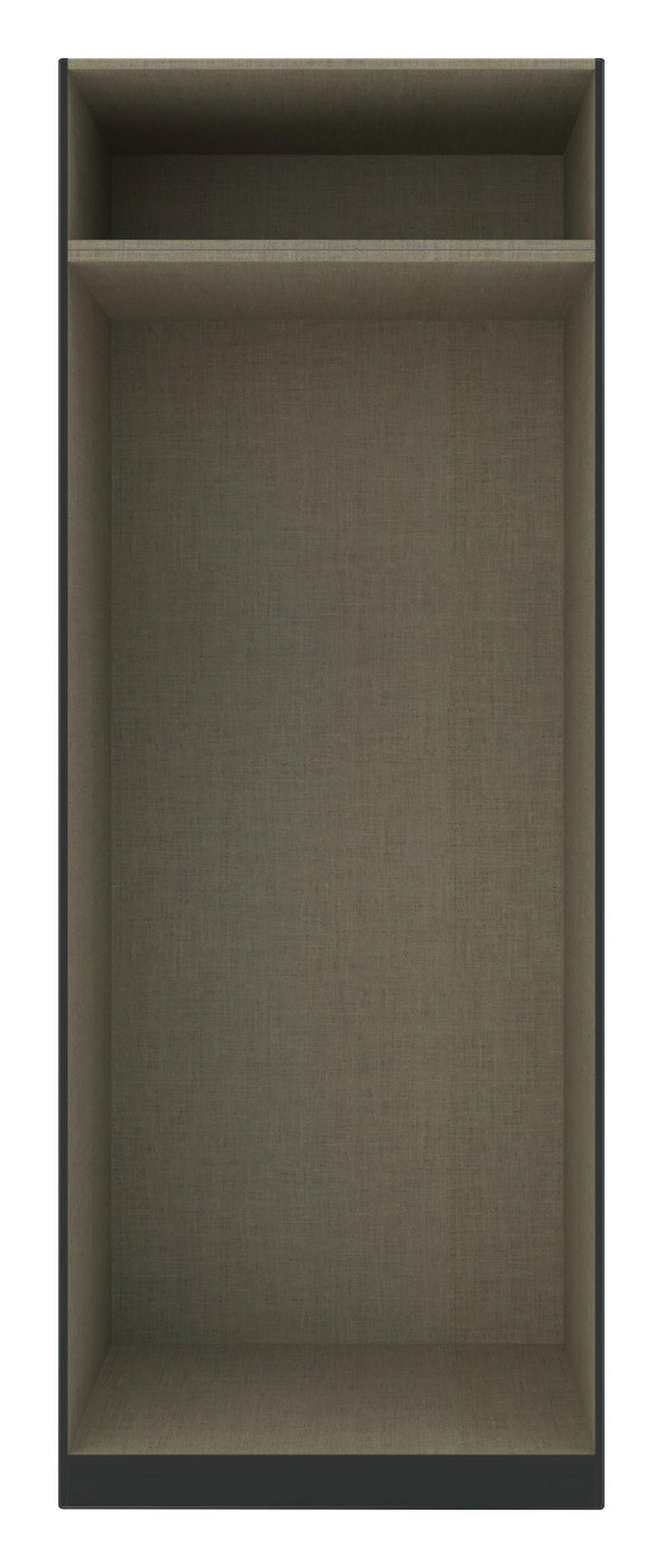 KLEIDERSCHRANKKORPUS   - Anthrazit, Konventionell, Holzwerkstoff (91,1/242,2/56,5cm) - Hom`in