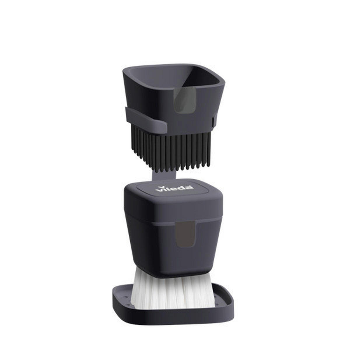 TISZTÍTÓKEFE SZETT - antracit, műanyag - Vileda