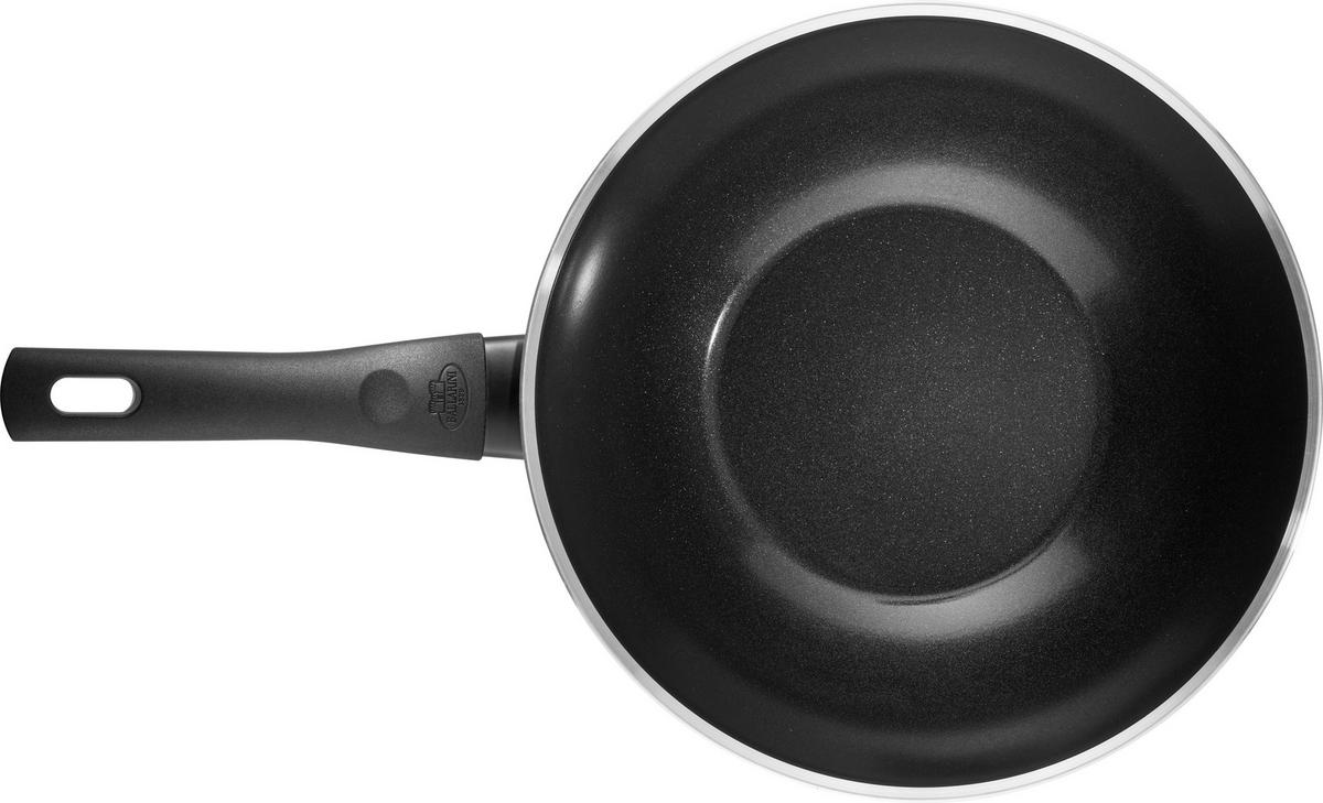 WOK LEDRO Keramikbeschichtung 28 cm  - Beige/Schwarz, Basics, Metall (28cm) - Ballarini