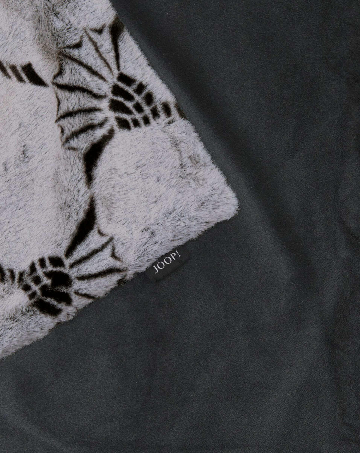 PLAID CALM CORNFLOWER 130/170 cm  - Schwarz/Weiß, Basics, Textil (130/170cm) - Joop!
